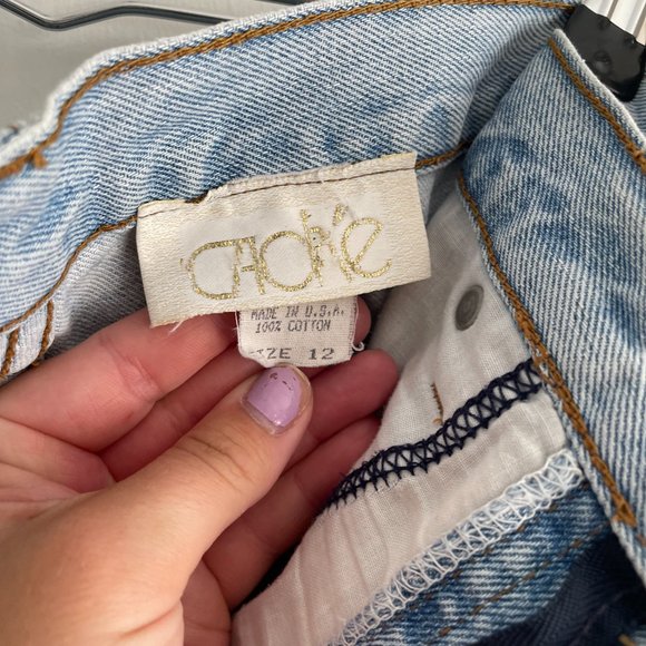 Vintage Y2K Light-wash Cache Jeans with Athletic Piping Women's Size 12 - Picture 3 of 5